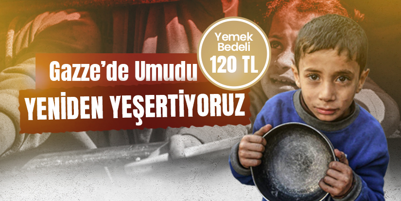 Her destek bir umut, her iyilik bir geleceğe can veriyor.