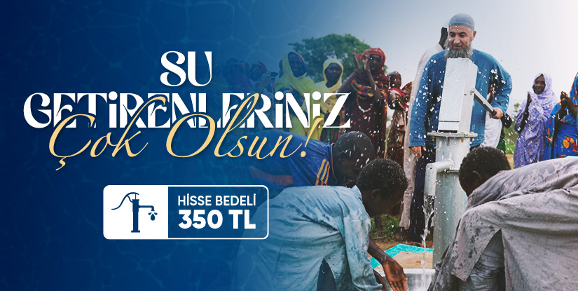 Destekleriniz, kurumuş dudaklara su, kavurucu sıcaklara ferâh bir esinti olsun.