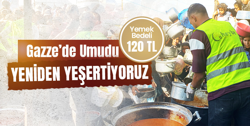 Her destek bir umut, her iyilik bir geleceğe can veriyor.